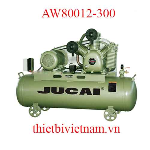 Máy nén khí hãng Jucai 10HP 2 cấp nén AW80012-300