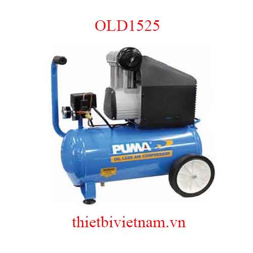 Máy nén khí không dầu 1,5HP Puma OLD1525 - 25L
