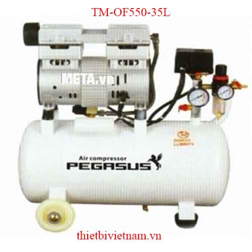Máy nén khí không dầu, giảm âm Pegasus TM-OF550-35L