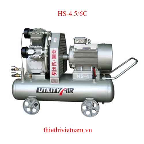 Máy nén khí Piston 2 Tanks Utility HS-4.5/6C
