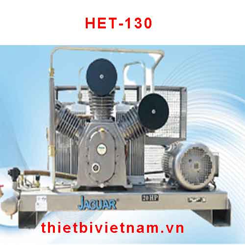 Máy nén khí piston áp suất trung bình (30Bar) 20HP hãng Jaguar HET-130