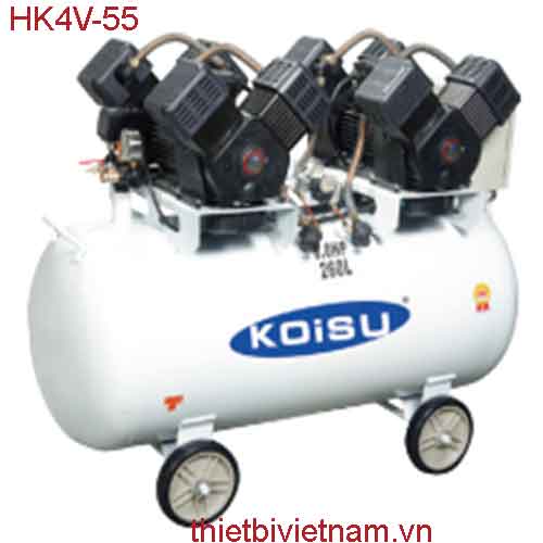Máy nén khí piston không dầu HK4V-55