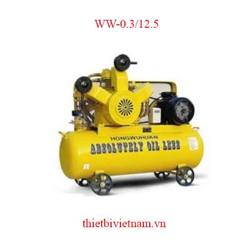 Máy nén khí piston không dầu Hongwuhuan WW-0.3/12.5