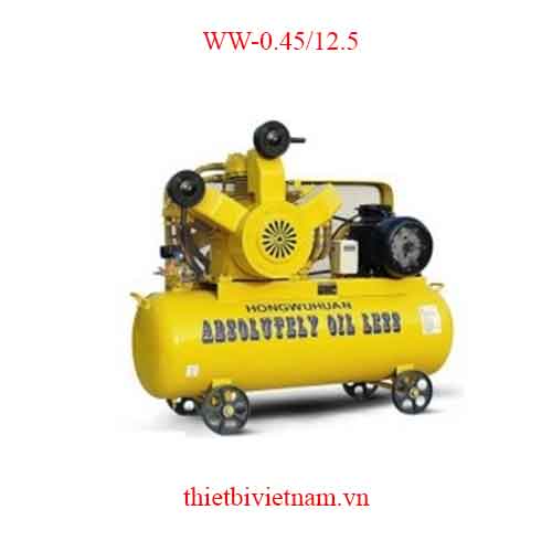 Máy nén khí piston không dầu Hongwuhuan WW-0.45/12.5