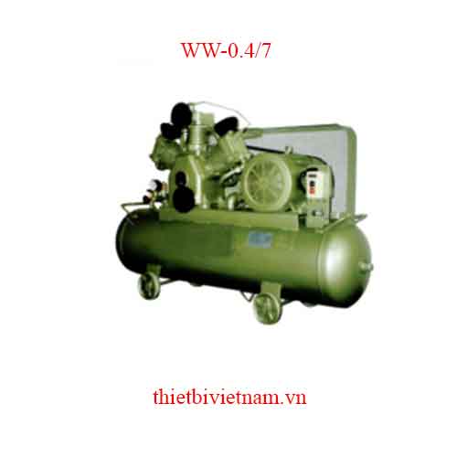 Máy nén khí piston không dầu Hongwuhuan WW-0.4/7