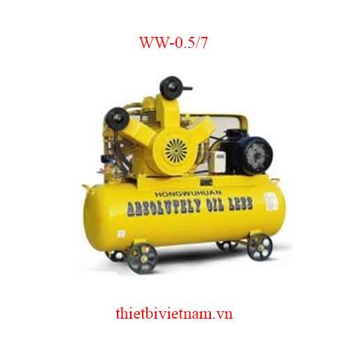 Máy nén khí piston không dầu Hongwuhuan WW-0.5/7
