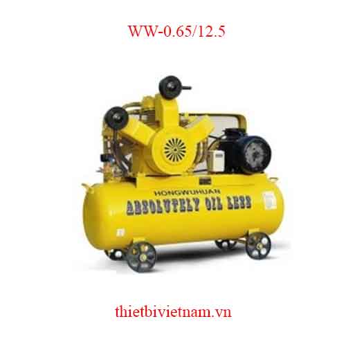 Máy nén khí piston không dầu Hongwuhuan WW-0.65/12.5