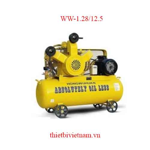 Máy nén khí piston không dầu Hongwuhuan WW-1.28/12.5