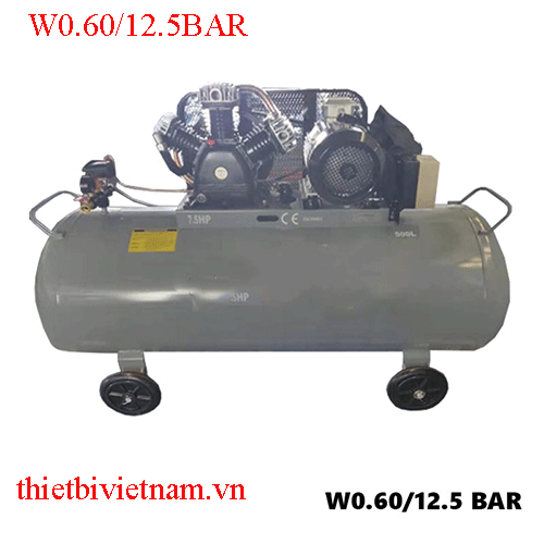 Máy Nén Khí Piston Liberty 2 Cấp 7.5 HP Bình 500 Lít W0.60/12.5BAR