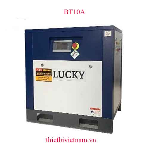 Máy nén khí trục vít 10hp biến tần Lucky BT10A