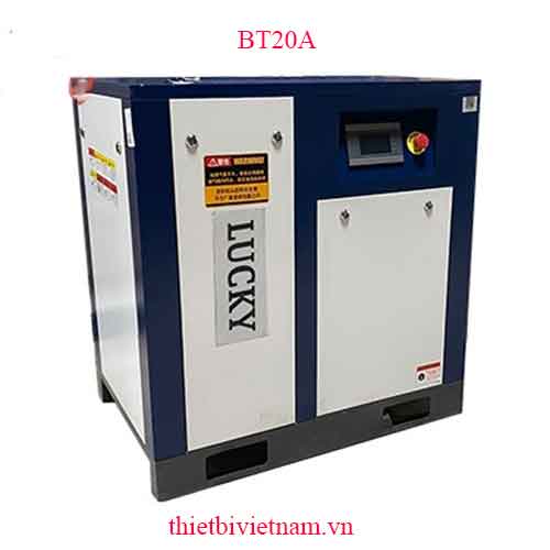Máy nén khí trục vít 20hp biến tần Lucky BT20A