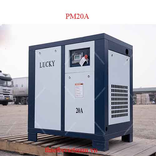 Máy nén khí trục vít 20hp Lucky PM20A