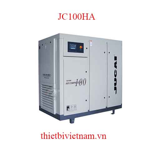 Máy nén khí trục vít có dầu hãng Jucai JC100HA - 75Kw, 8 bar, 12.50 m3/phút