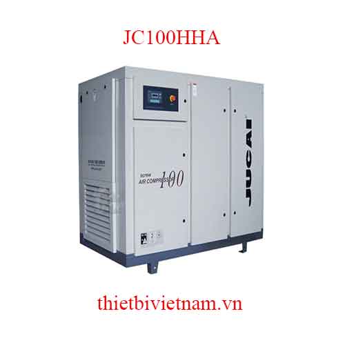 Máy nén khí trục vít có dầu hãng Jucai JC100HHA - 75Kw, 10 bar, 11.90 m3/phút