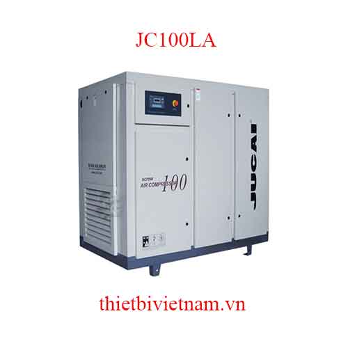 Máy nén khí trục vít có dầu hãng Jucai JC100LA - 75Kw, 7 bar, 14.00 m3/phút
