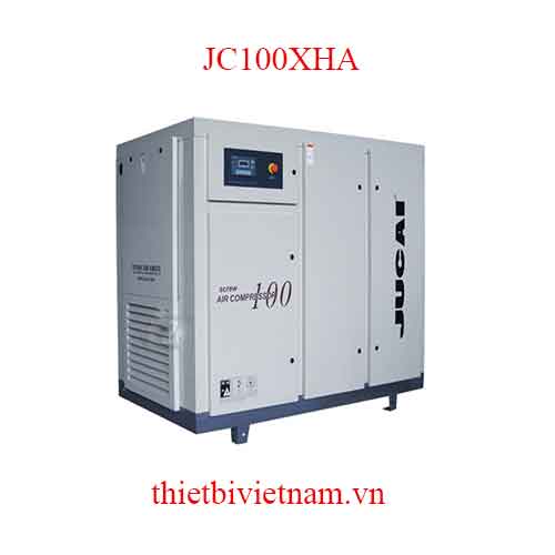 Máy nén khí trục vít có dầu hãng Jucai JC100XHA - 75Kw, 12 bar, 10.30 m3/phút