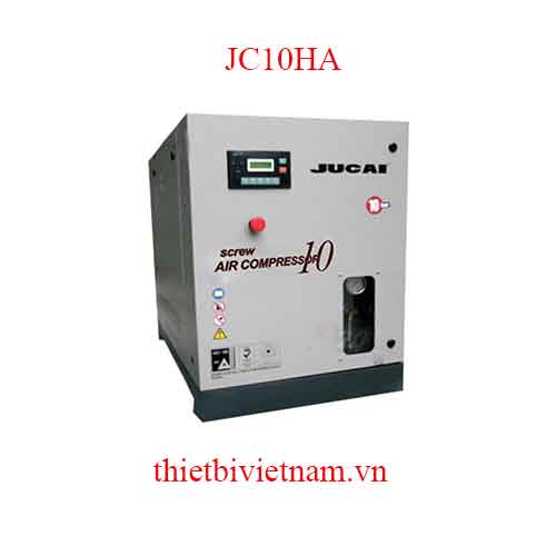 Máy nén khí trục vít có dầu hãng Jucai JC10HA - 7.5Kw, 8 bar, 1.15 m3/phút