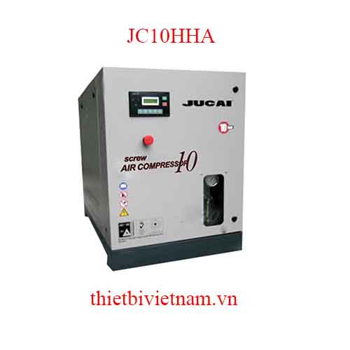Máy nén khí trục vít có dầu hãng Jucai JC10HHA - 7.5Kw, 10 bar, 0.94 m3/phút