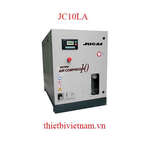 Máy nén khí trục vít có dầu hãng Jucai JC10LA - 7.5Kw, 7 bar, 1.20 m3/phút