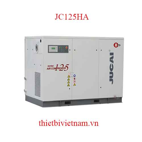Máy nén khí trục vít có dầu hãng Jucai JC125HA - 90Kw, 8 bar, 15.00 m3/phút