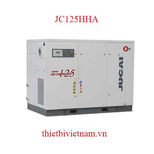 Máy nén khí trục vít có dầu hãng Jucai JC125HHA - 90Kw, 10 bar, 14.20 m3/phút