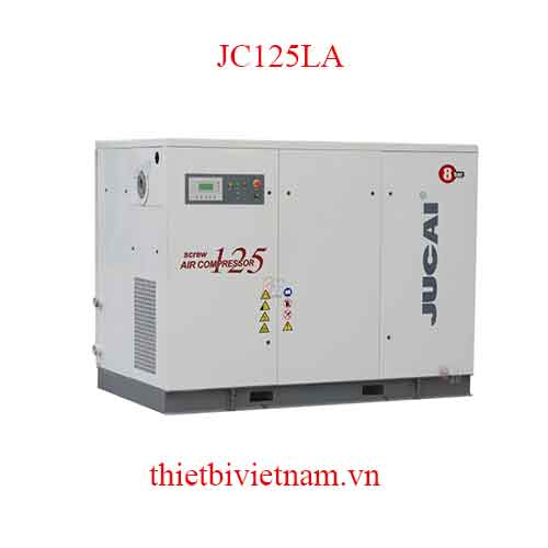 Máy nén khí trục vít có dầu hãng Jucai JC125LA - 90Kw, 7 bar, 16.00 m3/phút