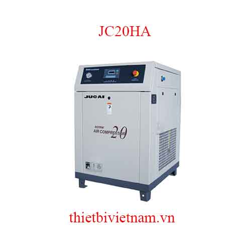 Máy nén khí trục vít có dầu hãng Jucai JC20HA - 15Kw, 8 bar, 2.25 m3/phút