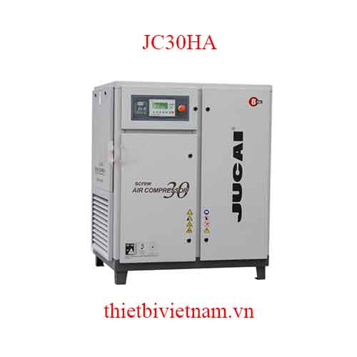 Máy nén khí trục vít có dầu hãng Jucai JC30HA - 22Kw, 8 bar, 3.60 m3/phút