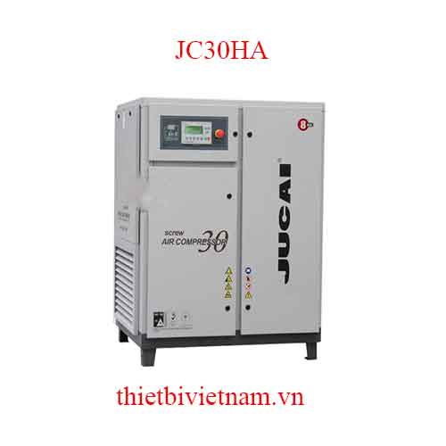 Máy nén khí trục vít có dầu hãng Jucai JC30HA - 22Kw, 8 bar, 3.60 m3/phút