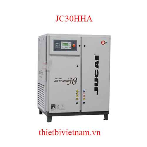Máy nén khí trục vít có dầu hãng Jucai JC30HHA - 22Kw, 10 bar, 3.30 m3/phút