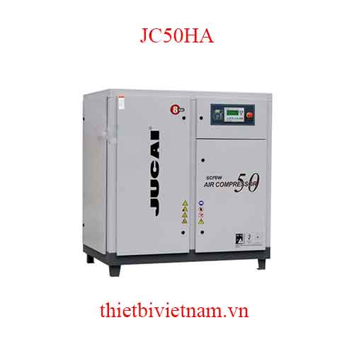 Máy nén khí trục vít có dầu hãng Jucai JC50HA - 37Kw, 8 bar, 6.20 m3/phút