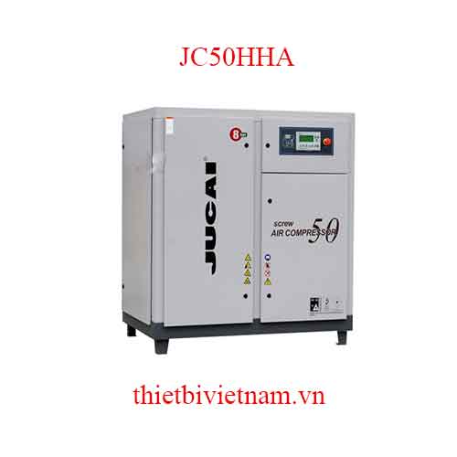 Máy nén khí trục vít có dầu hãng Jucai JC50HHA - 37Kw, 10 bar, 5.60 m3/phút