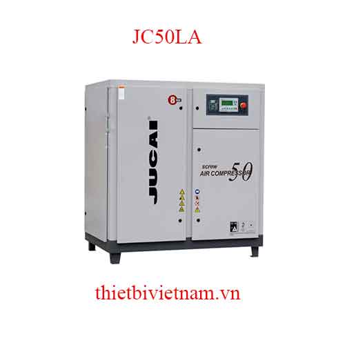 Máy nén khí trục vít có dầu hãng Jucai JC50LA - 37Kw, 7 bar, 6.50 m3/phút
