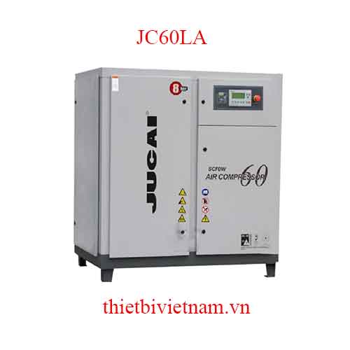 Máy nén khí trục vít có dầu hãng Jucai JC60LA - 45Kw, 7 bar, 7.80 m3/phút