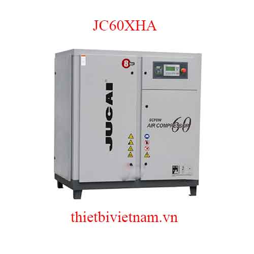 Máy nén khí trục vít có dầu hãng Jucai JC60XHA - 45Kw, 12 bar, 6.00 m3/phút
