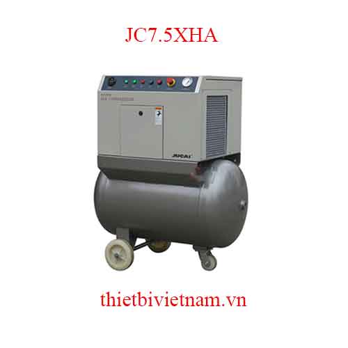 Máy nén khí trục vít có dầu hãng  Jucai JC7.5XHA - 5.5Kw, 12 bar, 0.62 m3/phút