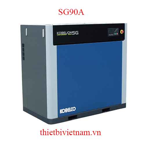 Máy nén khí trục vít có dầu hãng Kobelco SG90A - 120HP, 16.2 m3/phút, 7.5 bar