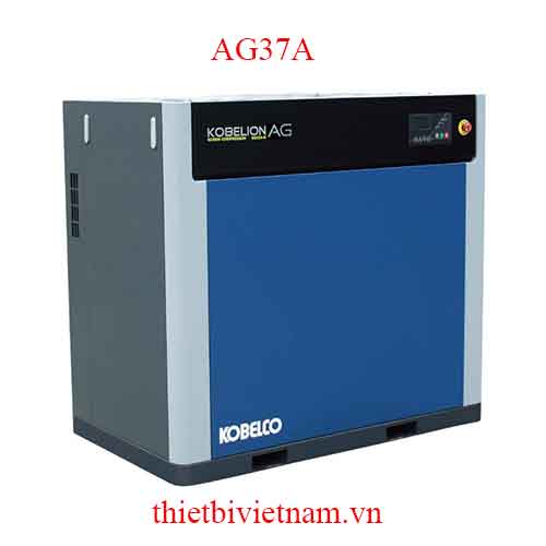 Máy nén khí trục vít ngâm dầu hãng Kobelco AG37A - 50HP, 7.2 m3/phút, 7.5 bar