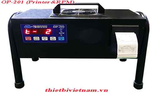 Máy phân tích khí xả động cơ Diesel có RPM và Máy in koeng OP-201 (Printer&RPM)