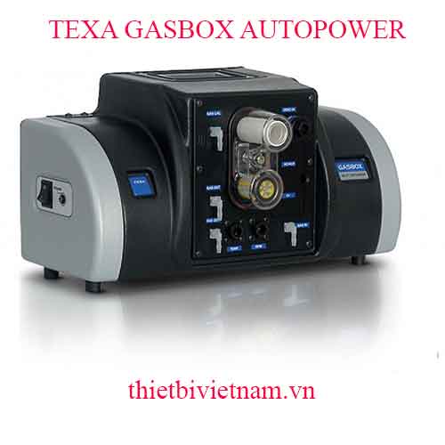 Máy phân tích khí xả động cơ xăng, đo 5 khí (bao gồm màn hình LCD, bộ đo tốc độ vòng tua RC2, và dây cảm biến nhiệt độ dầu) TEXA GASBOX AUTOPOWER