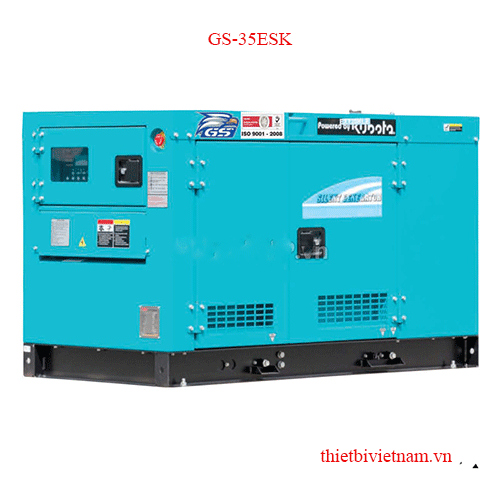Máy Phát Điện Dầu Giảm Âm Kubota GS-35ESK 3 Pha 30.0 KVA