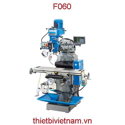 Máy phay đứng hành trình 127mm, bàn máy 1246 x 230mm hãng Fervi F060