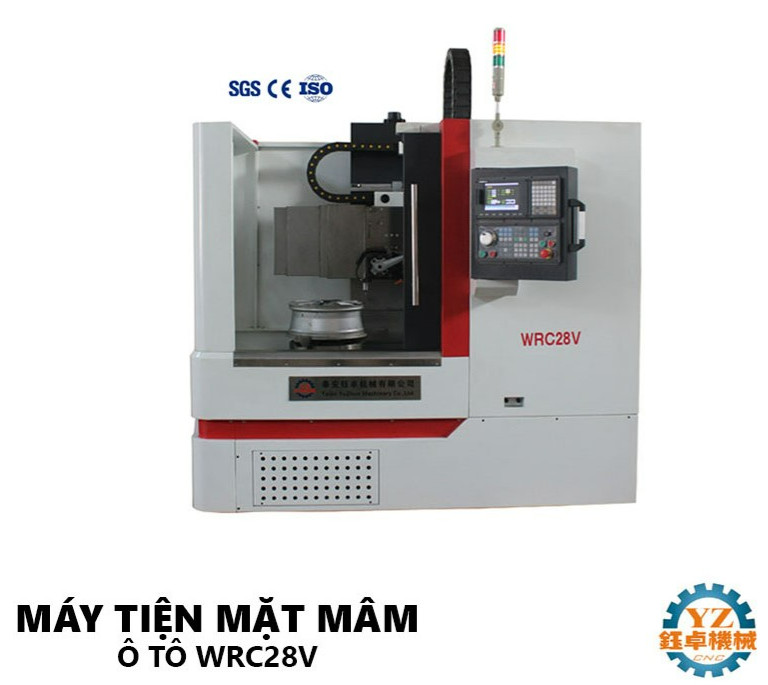 Máy Phay Tiện Mặt Mâm Xe Ô Tô Bằng Mũi Kim Cương WRC28VM