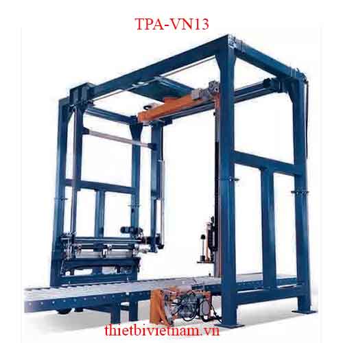 Máy quấn màng dạng khung tay quay tích hợp bộ phận phủ màng trên Model TPA-VN13