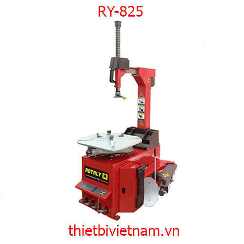 MÁY RA VÀO LỐP, MÁY THÁO VỎ XE CON hãng ROTALY RY-825