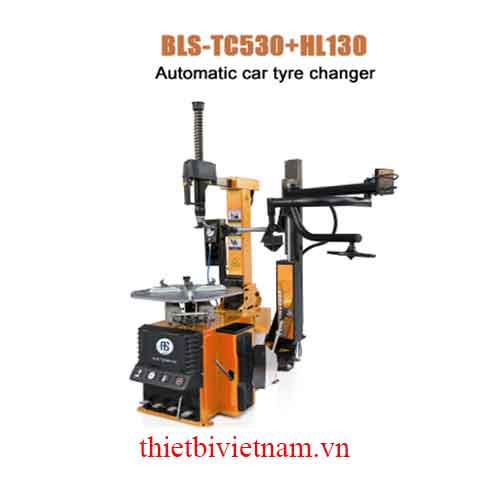 Máy ra vào lốp xe con xe du lịch có tay hỗ trợ hãng Bluresea BLS-TC530+HL130