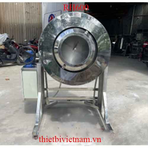 Máy rang đậu phộng, mè (vừng), hạt ngũ cốc dạng quay đổ RH600