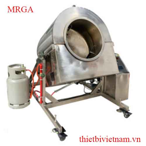 Máy rang dùng gas đổ liệu tự động chất lượng cao model MRGA