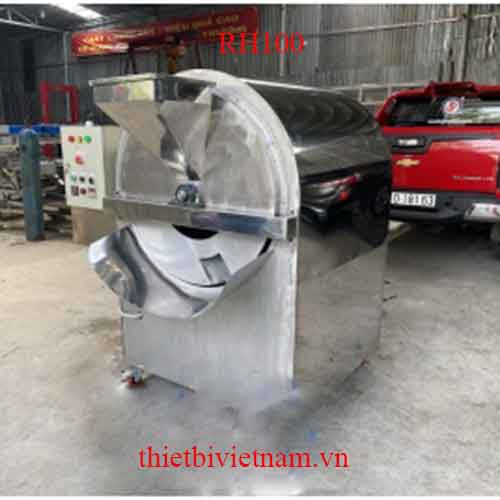 Máy rang hạt ngũ cốc, hạt dẻ, hạt đều bằng điện 80-100 kg/mẻ RH100