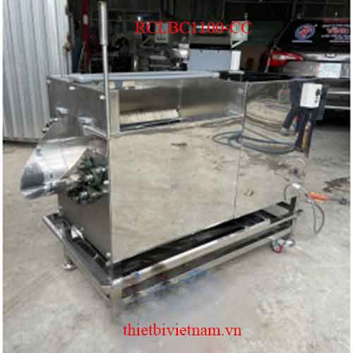 Máy rửa khoai lang chân cao, có máng hứng nước và van xả đáy RCLBC1100-CC